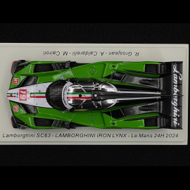 Lamborghini SC63 n°19 24h Le Mans 2024 Cairoli Caldarelli Grosjean 1/43 Spark S9120