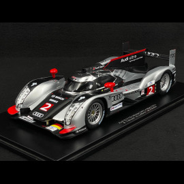 Audi R18 TDI Nr.2 Sieger 24h Le Mans 2011 Lotterer Fässler Tréluyer 1/18 Spark 18LM11