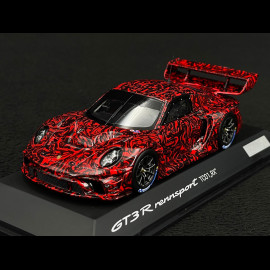 Porsche 911 GT3 R Rennsport Type 992 TC01 RX Camo Red / Black 1/43 Spark WAP0205050SGTR