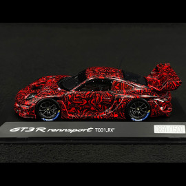 Porsche 911 GT3 R Rennsport Type 992 TC01 RX Camo Red / Black 1/43 Spark WAP0205050SGTR