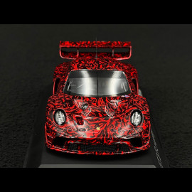 Porsche 911 GT3 R Rennsport Type 992 TC01 RX Camo Red / Black 1/43 Spark WAP0205050SGTR