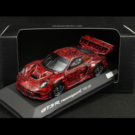 Porsche 911 GT3 R Rennsport Type 992 TC01 RX Camo Red / Black 1/43 Spark WAP0205050SGTR