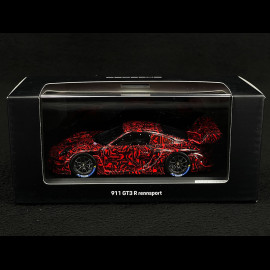 Porsche 911 GT3 R Rennsport Type 992 TC01 RX Camo Red / Black 1/43 Spark WAP0205050SGTR