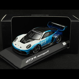 Porsche 911 GT3 R Rennsport Typ 992 Speed Icon Design 2024 Blau 1/43 Spark WAP0205030SGTR