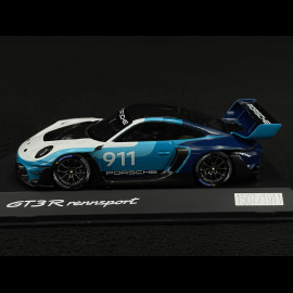 Porsche 911 GT3 R Rennsport Typ 992 Speed Icon Design 2024 Blau 1/43 Spark WAP0205030SGTR