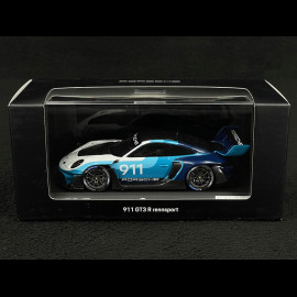 Porsche 911 GT3 R Rennsport Typ 992 Speed Icon Design 2024 Blau 1/43 Spark WAP0205030SGTR