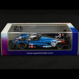 Alpine A424 n°36 24h Le Mans 2024 Lapierre Vaxivière Schumacher 1/43 Spark S9123