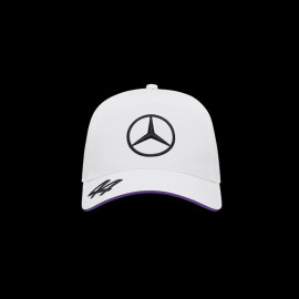Lewis Hamilton Hat n°44 White Mercedes F1 B67999692