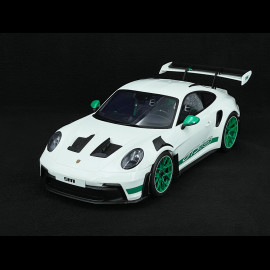 Porsche 911 GT3 RS Type 992 Tribute to Carrera RS White Green Stripes 1/12 GT Spirit GT950
