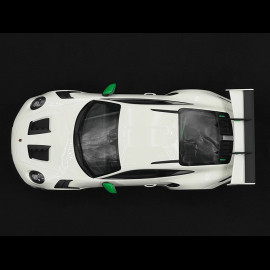 Porsche 911 GT3 RS Type 992 Tribute to Carrera RS White Green Stripes 1/12 GT Spirit GT950
