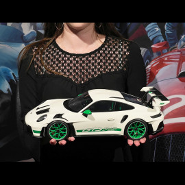 Porsche 911 GT3 RS Type 992 Tribute to Carrera RS White Green Stripes 1/12 GT Spirit GT950