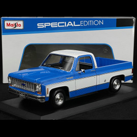 Chevrolet C-10 Pick Up Cheyenne Super 1974 Blue/White 1/18 Maisto 31467BU
