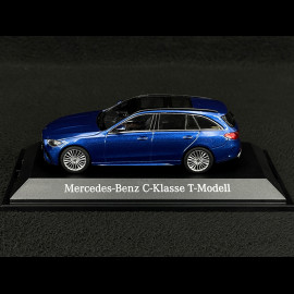 Mercedes-Benz C-Class Estate (S206) AMG Line 2021 Spectral Blue 1/43 Herpa B66960640