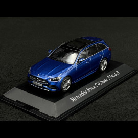 Mercedes-Benz C-Class Estate (S206) AMG Line 2021 Spectral Blue 1/43 Herpa B66960640