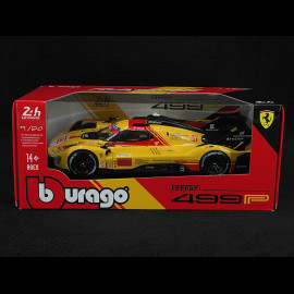 Ferrari 499P n°83 24h Le Mans 2024 Kubica Shwartzman Ye 1/24 Bburago 26313