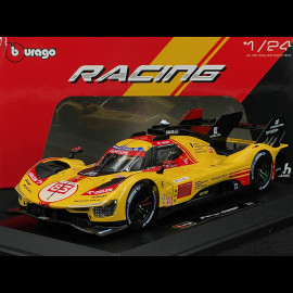 Ferrari 499P n°83 24h Le Mans 2024 Kubica Shwartzman Ye 1/24 Bburago 26313