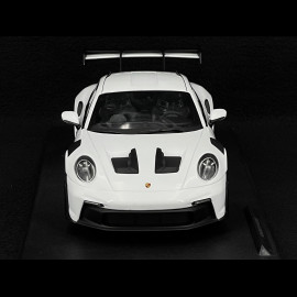 Porsche 911 GT3 RS Typ 992 2024 Weiß mit blauen Streifen 1/18 Solido S1812102