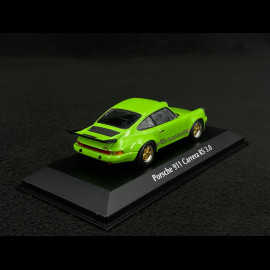Porsche 911 Carrera RS 3.0 1974 Grün mit silberen Streifen 1/43 Minichamps 940063121