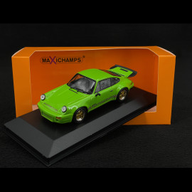 Porsche 911 Carrera RS 3.0 1974 Grün mit silberen Streifen 1/43 Minichamps 940063121