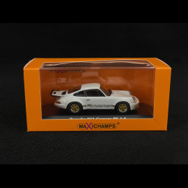 Porsche 911 Carrera RS 3.0 1974 Weiß mit golden Streifen 1/43 Minichamps 940063120