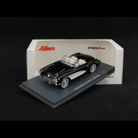 Chevrolet Corvette C1 V8 1956 Black 1/43 Schuco 43U00046