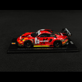 Porsche 911 GT3 R Type 992 n°911 24h Spa 2024 1/43 Spark SB819