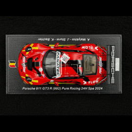 Porsche 911 GT3 R Type 992 n°911 24h Spa 2024 1/43 Spark SB819