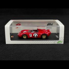 Alfa Romeo T33 n°22 1000km Nürburgring 1967 1/43 Spark SG816