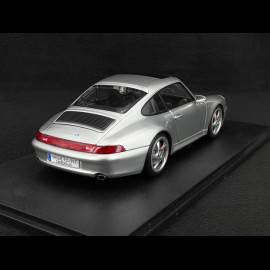 Porsche 911 Carrera 4S Type 993 1996 Polar Silver 1/18 Solido S1810103