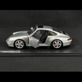 Porsche 911 Carrera 4S Type 993 1996 Polar Silver 1/18 Solido S1810103
