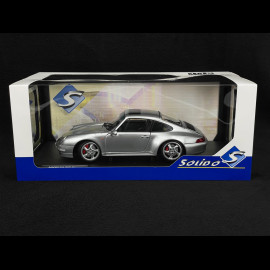 Porsche 911 Carrera 4S Type 993 1996 Polar Silver 1/18 Solido S1810103
