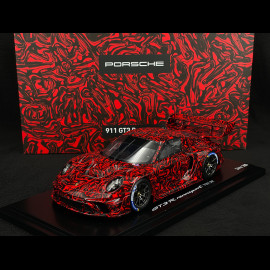 Porsche 911 GT3 R Rennsport Typ 992 TC01 RX Camo Rot / Schwarz 1/18 Spark WAP0215060SGTR