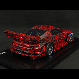 Porsche 911 GT3 R Rennsport Type 992 TC01 RX Camo Red / Black 1/18 Spark WAP0215060SGTR
