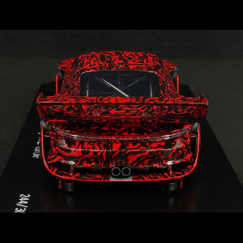 Porsche 911 GT3 R Rennsport Type 992 TC01 RX Camo Red / Black 1/18 Spark WAP0215060SGTR