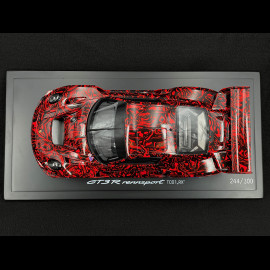 Porsche 911 GT3 R Rennsport Type 992 TC01 RX Camo Red / Black 1/18 Spark WAP0215060SGTR