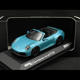 Porsche 911 Carrera 4 GTS Cabriolet Typ 992.2 2024 Ipanema Blau 1/43 Minichamps WAP0200310SCPE