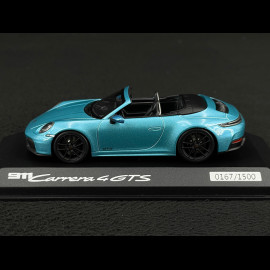 Porsche 911 Carrera 4 GTS Cabriolet Type 992.2 2024 Ipanema Blue 1/43 Minichamps WAP0200310SCPE