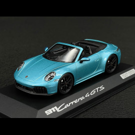 Porsche 911 Carrera 4 GTS Cabriolet Type 992.2 2024 Ipanema Blue 1/43 Minichamps WAP0200310SCPE