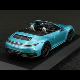 Porsche 911 Carrera 4 GTS Cabriolet Type 992.2 2024 Ipanema Blue 1/43 Minichamps WAP0200310SCPE