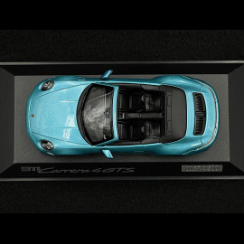 Porsche 911 Carrera 4 GTS Cabriolet Type 992.2 2024 Ipanema Blue 1/43 Minichamps WAP0200310SCPE