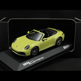 Porsche 911 Carrera Cabriolet Typ 992.2 2024 Cartagena Yellow 1/43 Minichamps WAP0200220SCPE