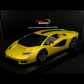 Lamborghini Countach LPI 800-4 New Giallo Orion 2023 Yellow 1/18 Top Speed TS0555
