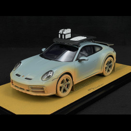 Porsche 911 Dakar Typ 992 Ahead Shadegreen Dirty Version 1/18 Spark WAP0211750S0DK