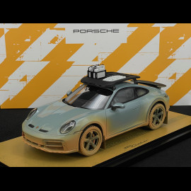 Porsche 911 Dakar Type 992 Ahead Shadegreen Dirty Version 1/18 Spark WAP0211750S0DK