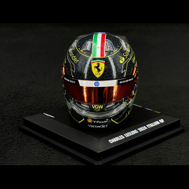 Charles Leclerc Helmet F1 GP Monza Saison 2024 1/5 LookSmart LSHEL004
