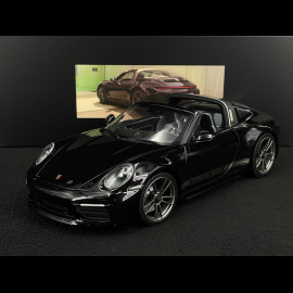 Porsche 911 Targa 4 GTS Type 992 50th Anniversary 2023 Black 1/18 Minichamps WAP0215410TTRG