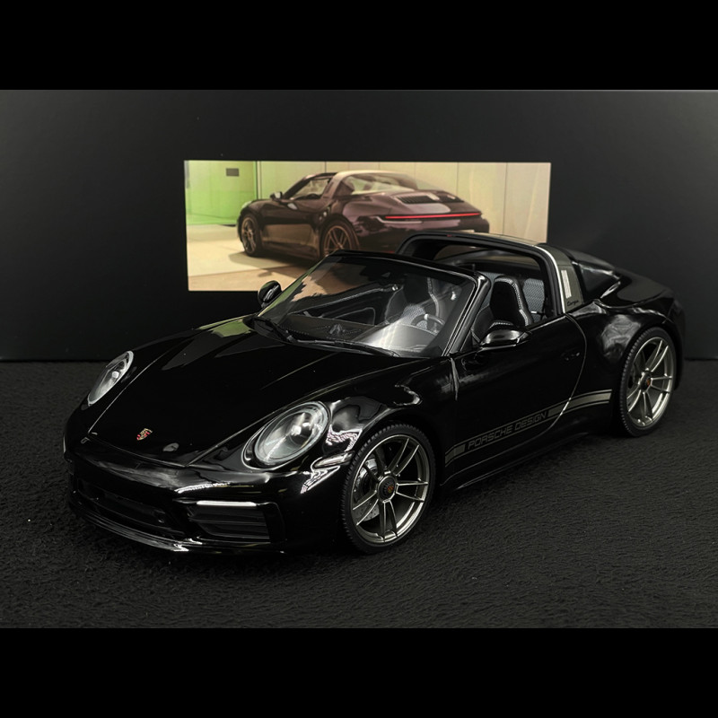 Porsche 911 Targa 4 GTS Type 992 50th Anniversary 2023 Black 1/18 Minichamps WAP0215410TTRG
