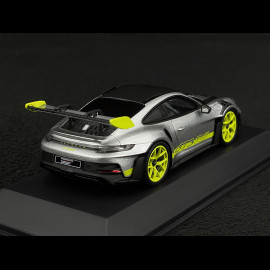 Porsche 911 GT3 RS Typ 992 Silber / Saures Grün 1/43 Spark WAP0202890SGT3