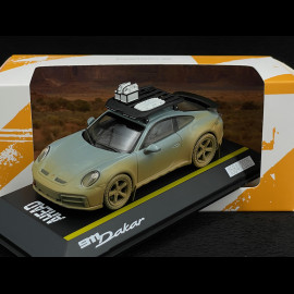 Porsche 911 Dakar Typ 992 AHEAD Shadegreen Dirty Version 1/43 Spark WAP0201730S0DK