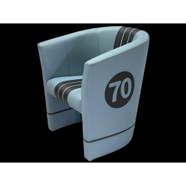 Tub chair Racing n° 70 Spirit Messen Blue